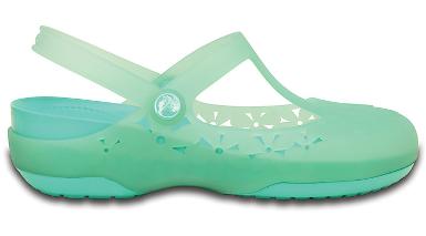 crocs carlie mary jane flower