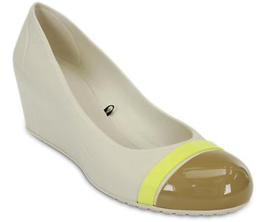 crocs cap-toe wedge